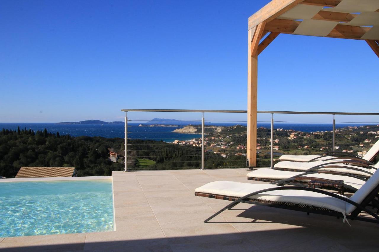 Sunset Sea View Villa 5 Arillas Agiou Georgiou Esterno foto